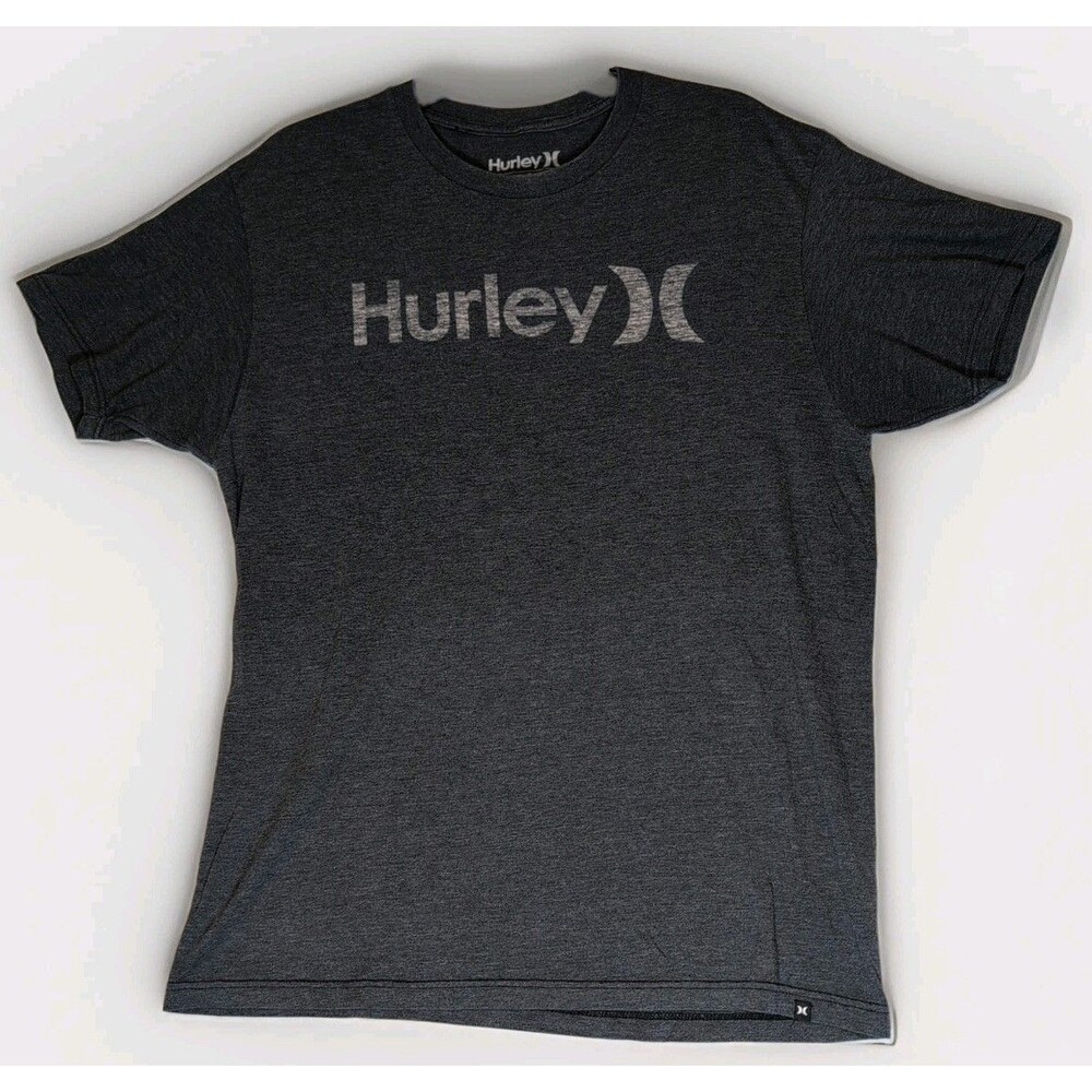 Hurley Mens T shirt  Charcoal Gray Size Large